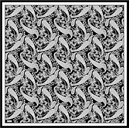 Saf İpek Eşarp 4101D (Twill İpek)-3983