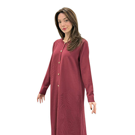 Kadın Yaprak Desenli Tunik 25YTD4132