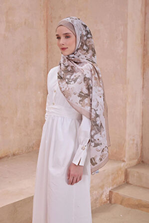 Belli Fresh Tela Şal 4-18 Krem Karışık Desen 49717