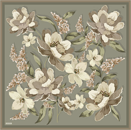 Armine E25Ka9414D02 81 Saf İpek Eşarp