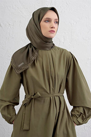 Soyut DesenTwill İpek Eşarp -2025/2026 -9401D