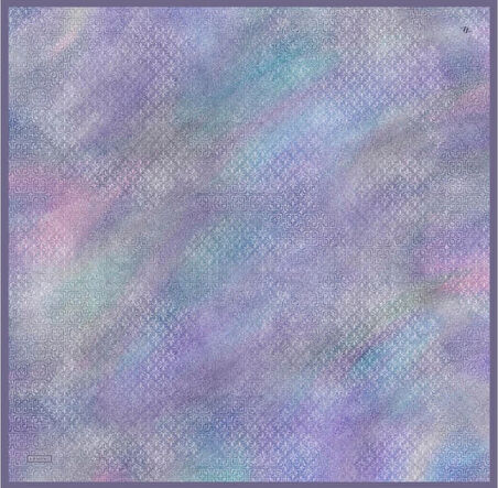 Armine Sura Saf İpek Eşarp 9437 - 05 Lila Karışık Desen