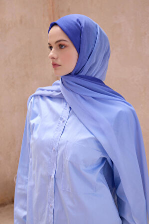 Belli Fresh Degrade Desen Şal 1010 Mavi Degrade Desen 49881