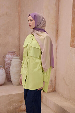 Belli Fresh Degrade Desen Şal 1023 Mor Degrade Desen 49870