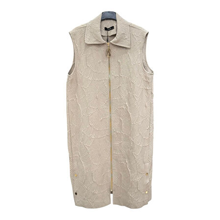 Kadın Kendinden Kabartmalı Yelek ARM.25KT526