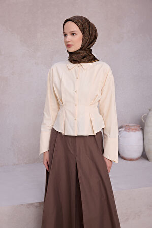 Çiçek Desen İpek Twill Eşarp 4208D01