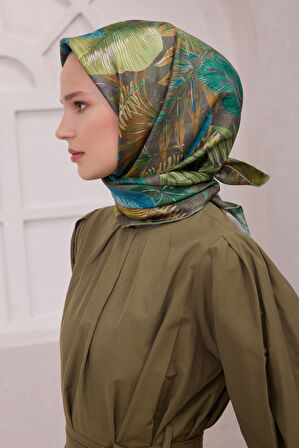 Saf İpek Twill Eşarp 4225D01 84