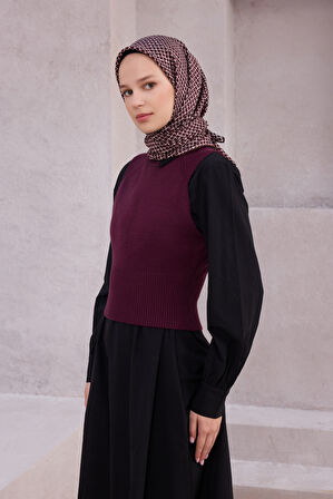 Çiçek Desen İpek Twill Eşarp 4203D01