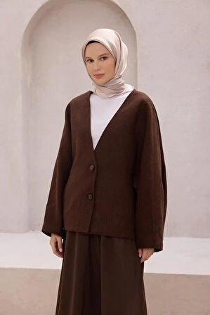 Belli Tivil Saf İpek Eşarp 4224 - 06 Krem Degrade Desen