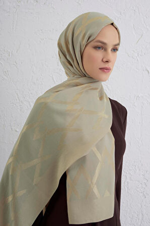 Lyocell Naia Zikzak Desen Şal 1