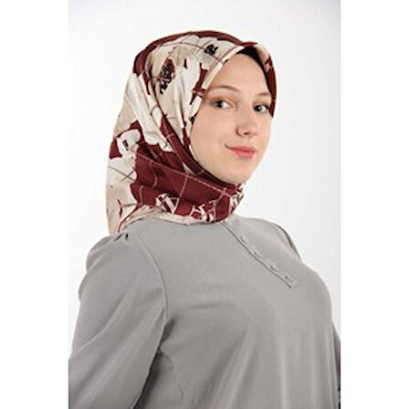 Twill İpek Eşarp -(Nostalji Twill)-8144D