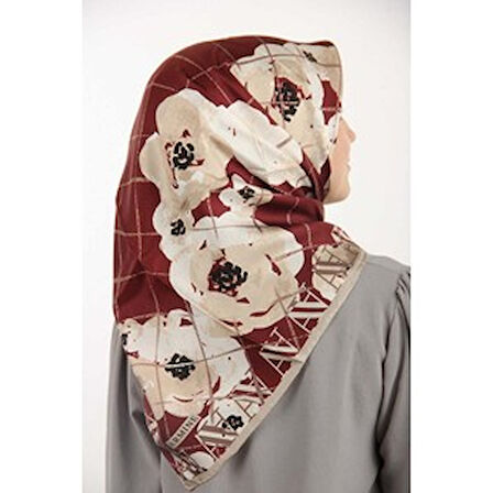 Twill İpek Eşarp -(Nostalji Twill)-8144D