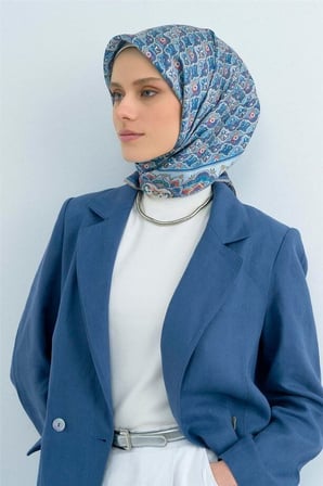 Armine 2026 İlkbahar Yaz Tivil İpek Eşarp 9518-31