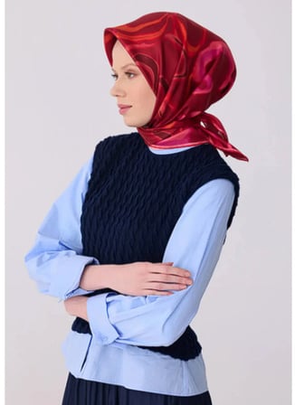 Belli 2026 Yaz Tivil İpek Eşarp 4301-33