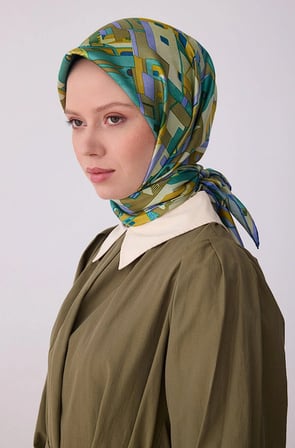 Belli 2026 Yaz Tivil İpek Eşarp 4307-03