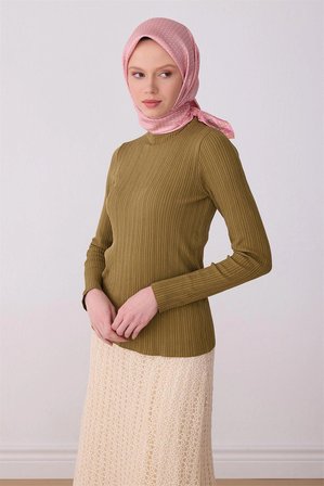 BELLİ PEMBE PUANTİYELİ TİVİL İPEK EŞARP -4326-01