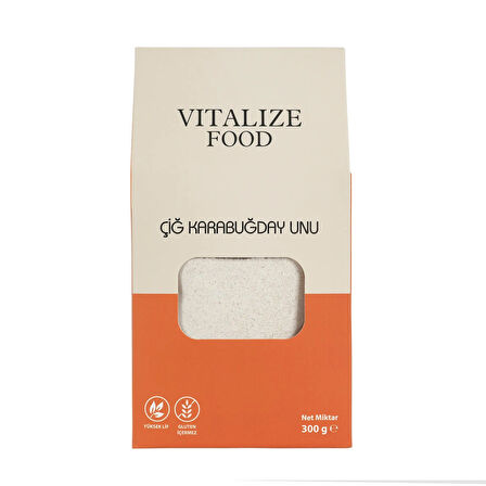 Vitalize Food Glutensiz Çiğ Karabuğday Unu 300 Gr