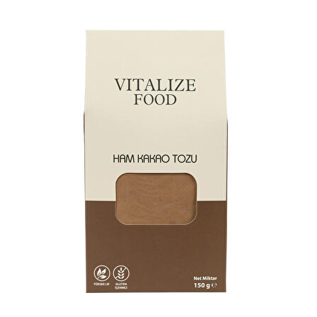 Vitalize Food Naturel Ham Kakao 150 Gr