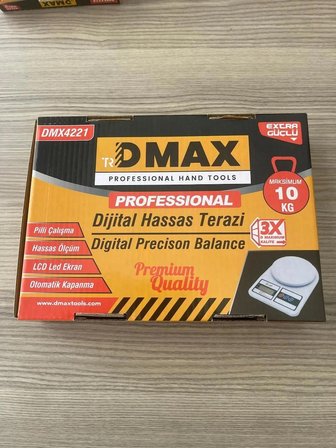 Dijital Hassas Terazi Lcd Led Ekran Otomatik Kapanma Pilli Çalışma Hassas Ölçüm Kod :DMX4221