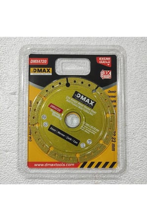Dmax Çok Amaçlı Demir/Mermer/Çelik/Cam Daire Kesici Kesme Diski Kod: DMX-4720