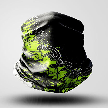 GREEN Motorcu Bandana Maske Outdoor Boyunluk Unisex