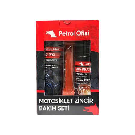 PETROL OFİSİ ZİNCİR BAKIM SETİ (Özel Kutu Temizleme Fırçalı Set)