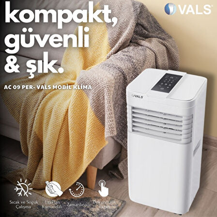 Vals AC 09 PER 9000 Btu Mobil Klima