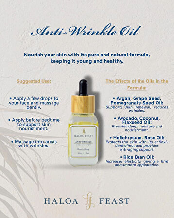 Kırışıklık Karşıtı – Anti-Wrinkle Oil 