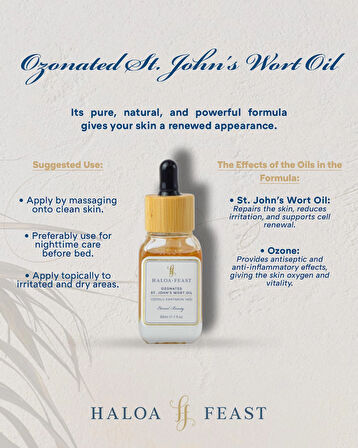 Ozonlu Kantaron Yağı - Ozonated St. John's Wort Oil 