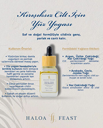 Kırışıksız Cilt İçin Yüz Yogası - Anti-Wrinkle Face Yoga Oil 