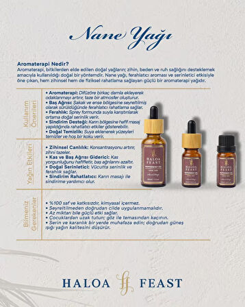 Nane Yağı – Peppermint Essential Oil  10 ML-Ferahlatıcı - Refreshing
