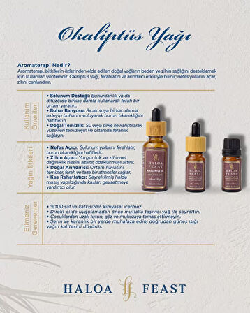  Okaliptus Yağı – Eucalyptus Essential Oil 10 ML- Ferahlatıcı- Refreshing