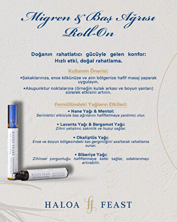 Migren Ve Baş Ağrısı Roll-on - Migraine And Headache Relief Roll-on 