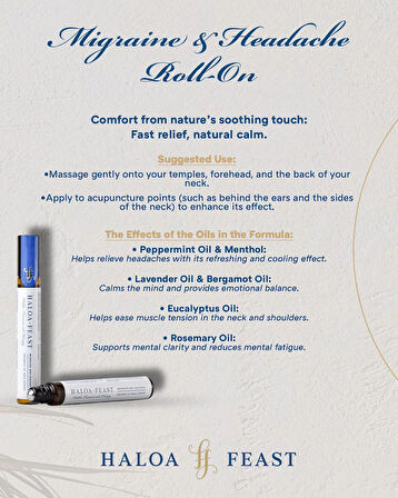 Migren Ve Baş Ağrısı Roll-on - Migraine And Headache Relief Roll-on 