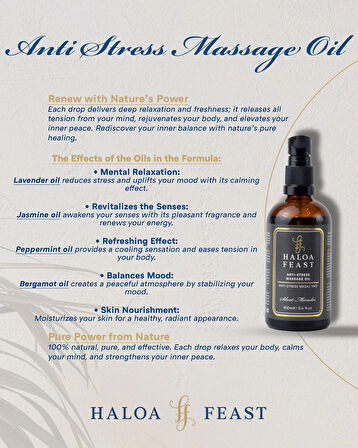 Anti Stres Masaj Yağı- Anti Stress Massage Oil