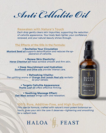 Anti Selülit Yağı- Anti Cellulite Oil