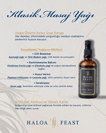 Klasik Masaj Yağı- Classic Massage Oil