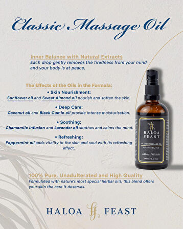 Klasik Masaj Yağı- Classic Massage Oil
