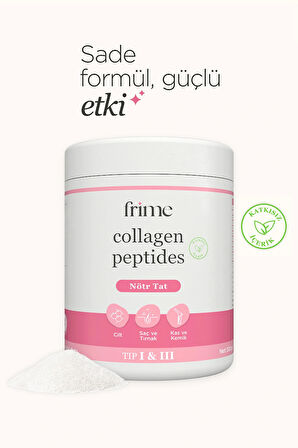 Collagen Peptides, Hidrolize Kolajen, Katkısız Içerik, Nötr Tat – 300 gr