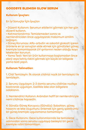 İnkorea Leke Karşıtı & Cilt Tonu Eşitleyen Aydınlatıcı Serum - Goodbye Blemish Glow Serum