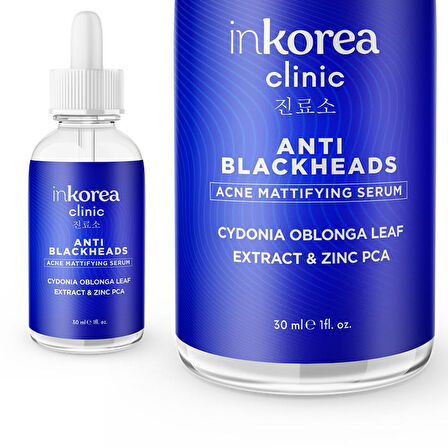 İnkorea Siyah Nokta Ve Akne Giderici Serum - Anti Blackheads & Acne Mattifying Serum