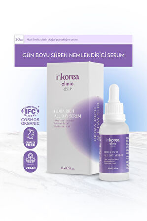 İnkorea Gün Boyu Süren Nemlendirici Serum - Hidra Rich All Day Serum