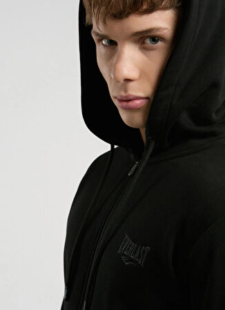 Everlast TM0039 167-Ever Essentials Regular Siyah Regular Fit Düz Erkek Zip Ceket
