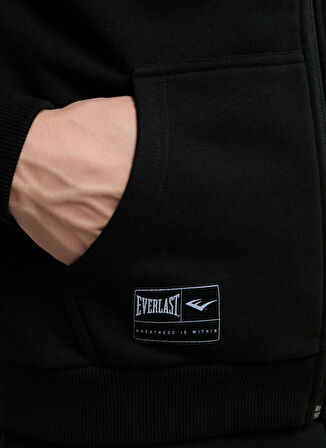 Everlast TM0039 167-Ever Essentials Regular Siyah Regular Fit Düz Erkek Zip Ceket