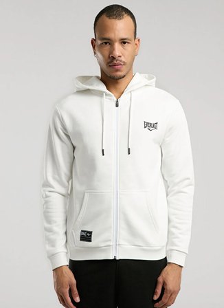 Everlast TM0039 112-Ever Essentials Regular Beyaz Erkek Zip Ceket