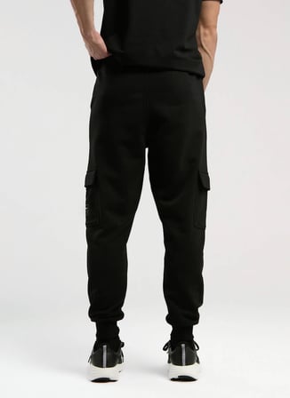 Everlast TM0043 167-Ever Essentials Regular Siyah Lastikli Bel Normal Düz Erkek Eşofman Altı