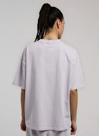 Everlast TW0027 346-Ever Classics Oversize Lila Oversize Baskılı Kadın T-Shirt