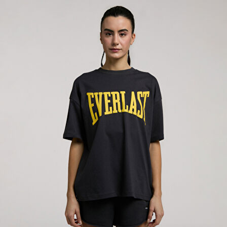 Everlast Ever Classics Oversize Kadın Gri T-Shirt