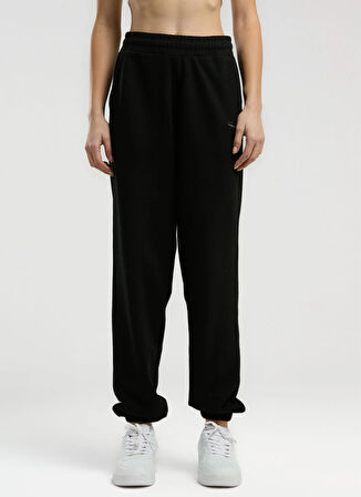 Everlast TW0030 167-Ever Classics Wmn Jogger Siyah Lastikli Bel Regular Fit Düz Kadın Eşofman Altı