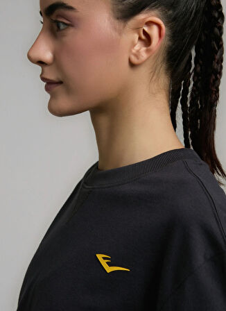 Everlast TW0031 294-Ever Classics Wmn Comfrt Füme Crop Düz Kadın T-Shirt